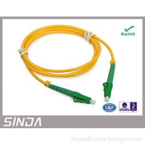LC / APC to LC / APC Single Mode APC Fiber Optic Patch Cord